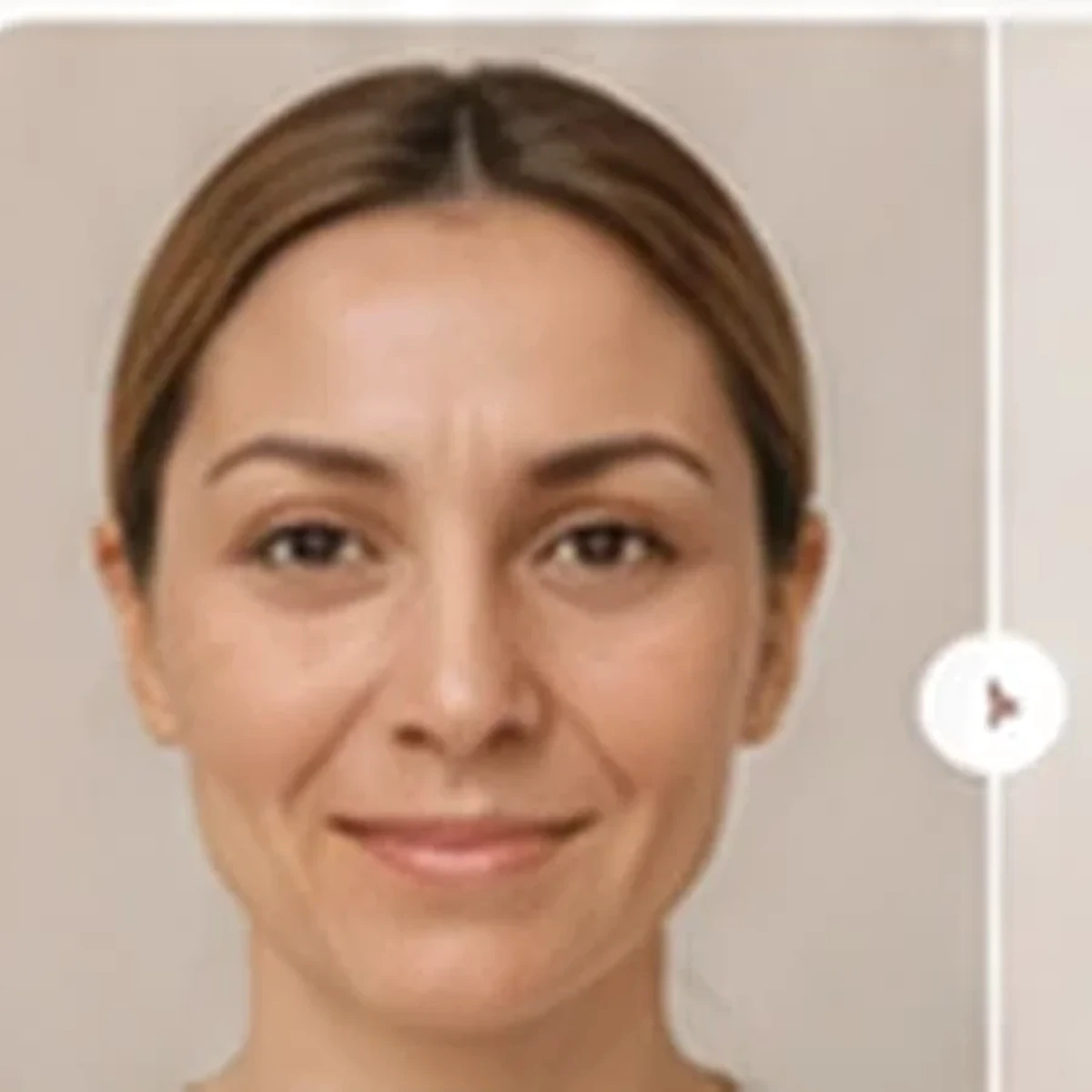 نمونه قبل از تزریق بوتاکس
